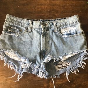 ripped Carmar shorts